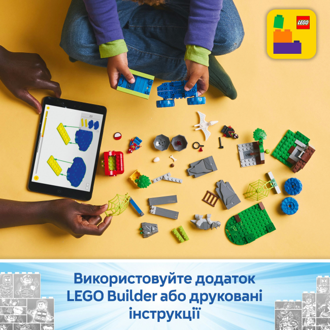 Конструкторы LEGO - Конструктор LEGO Marvel Спасение на диновездеходе команды Спайди (11199)#9