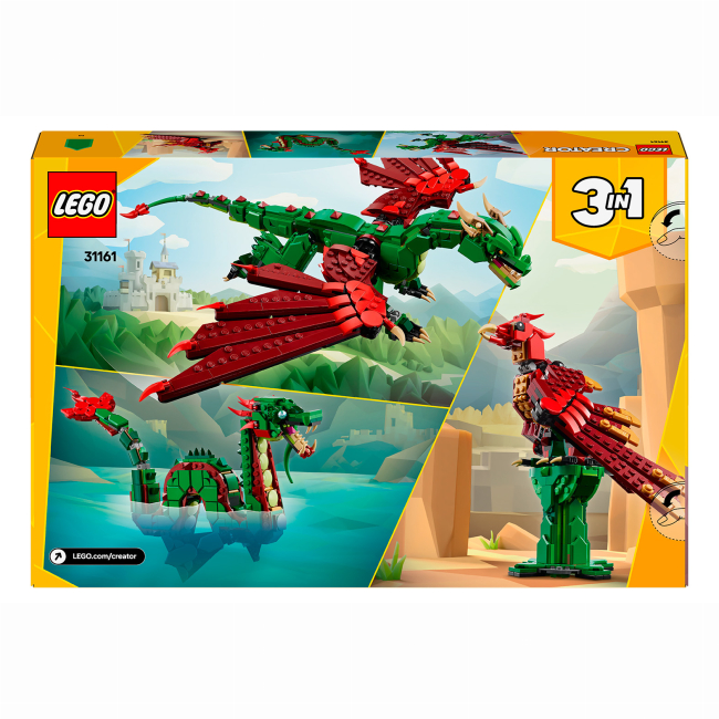Конструктори LEGO - Конструктор LEGO Creator Середньовічний дракон (31161)#3