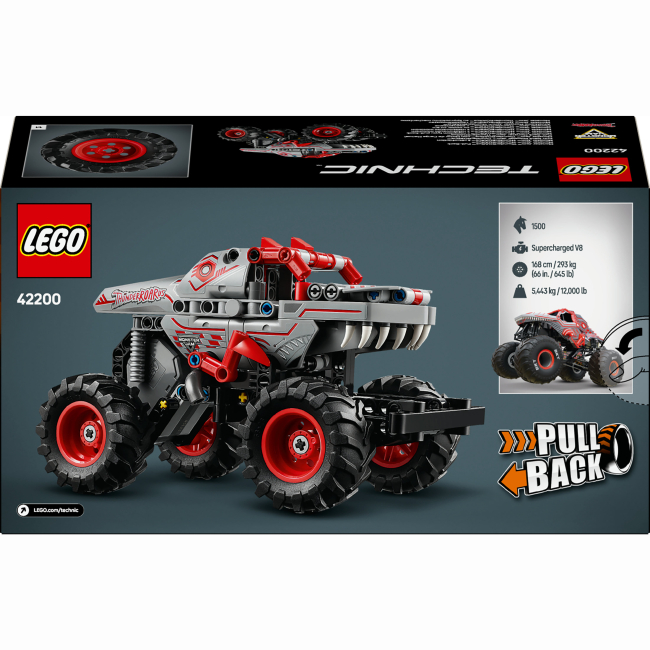 Конструктори LEGO - Конструктор LEGO Technic Monster Jam ThunderROARus з інерційним двигуном (42200)#3