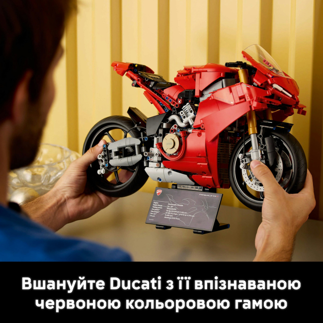 Конструкторы LEGO - Конструктор LEGO Technic Мотоцикл Ducati Panigale V4 S (42202)#10