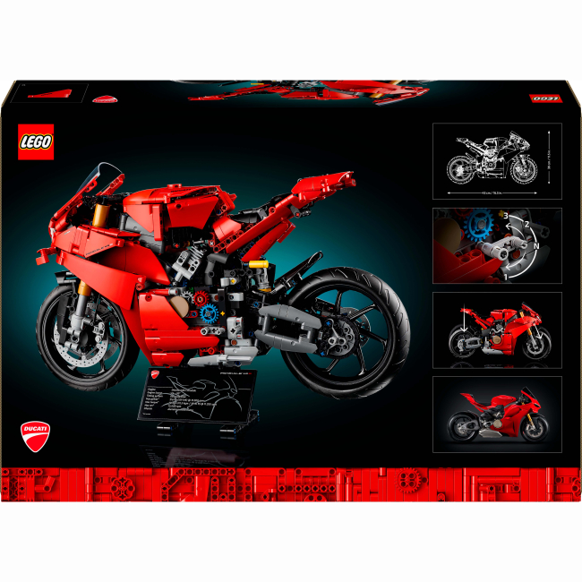 Конструкторы LEGO - Конструктор LEGO Technic Мотоцикл Ducati Panigale V4 S (42202)#3