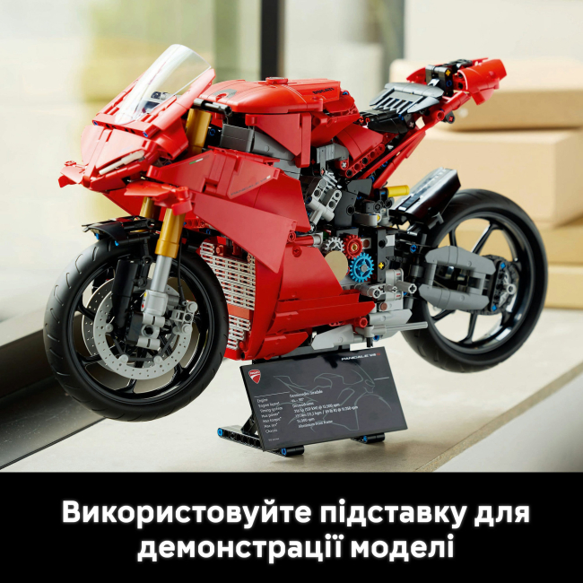 Конструкторы LEGO - Конструктор LEGO Technic Мотоцикл Ducati Panigale V4 S (42202)#9