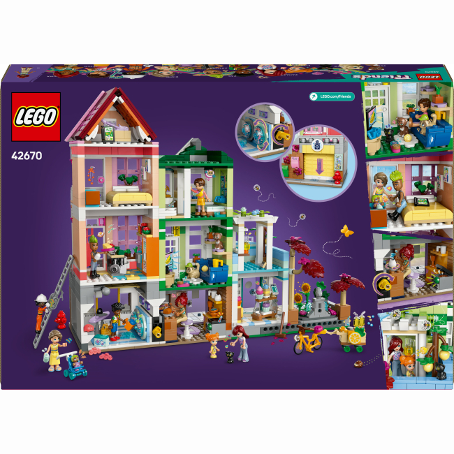 Конструкторы LEGO - Конструктор LEGO Friends Хартлейк-Сити. Квартиры и магазины (42670)#3