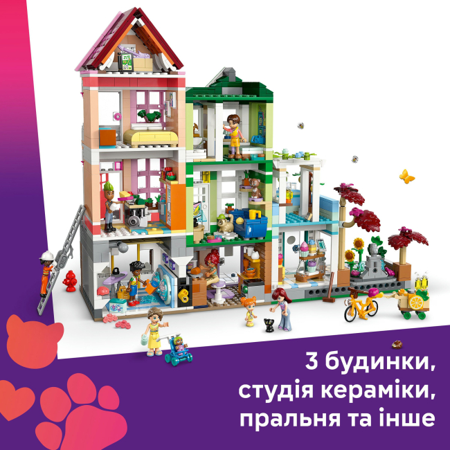 Конструкторы LEGO - Конструктор LEGO Friends Хартлейк-Сити. Квартиры и магазины (42670)#6
