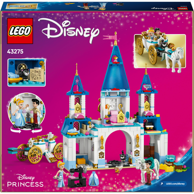 Конструкторы LEGO - Конструктор LEGO Disney Princess Замок Золушки и карета (43275)#3