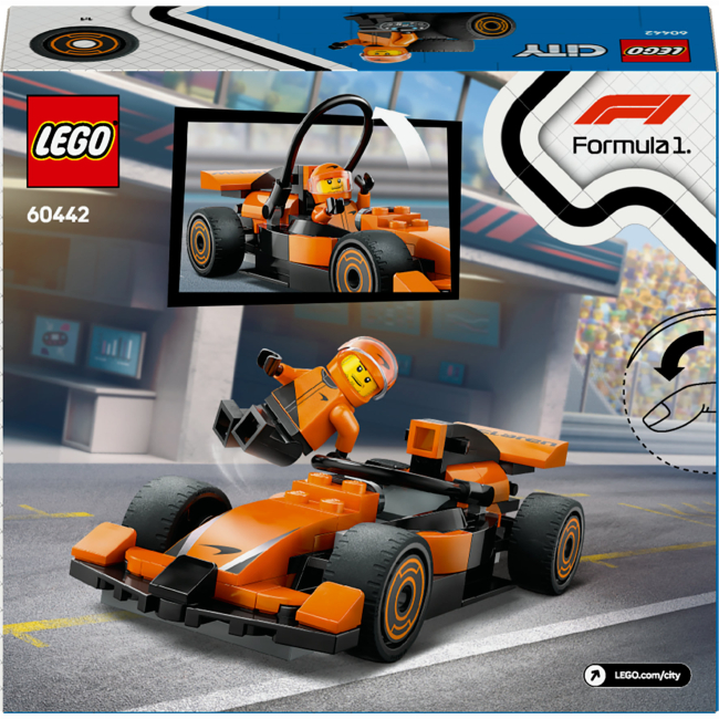 Конструкторы LEGO - Конструктор LEGO City Пилот F1 с автомобилем для гонки команды McLaren (60442)#3