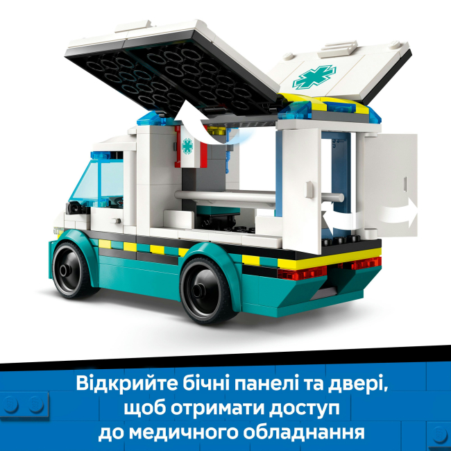 Конструкторы LEGO - Конструктор LEGO City Скорая помощь (60451)#6