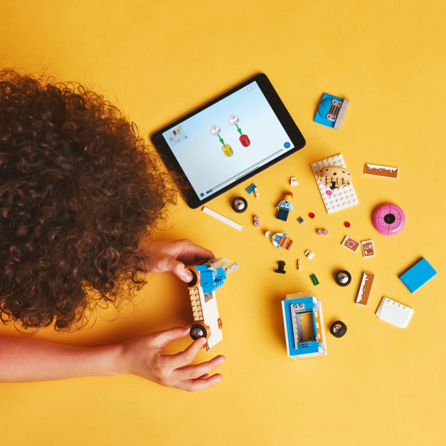 Конструкторы LEGO - Конструктор LEGO City Грузовик с пончиками (60452)#4