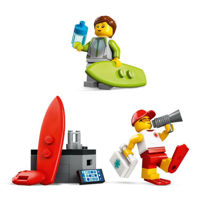 Конструкторы LEGO - Конструктор LEGO City Пляжный спасательный грузовик (60453)#4