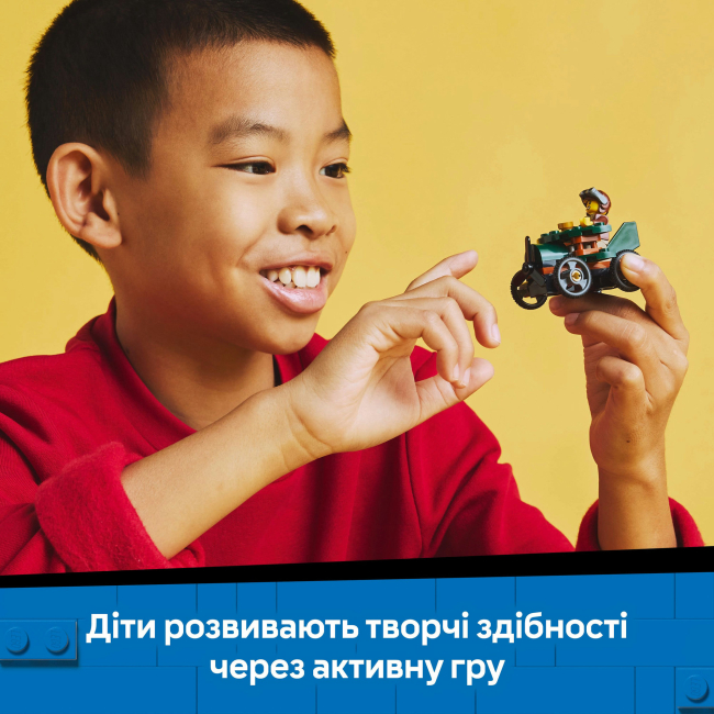 Конструкторы LEGO - Конструктор LEGO City «Самолет против больничной койки» Набор для гонки (60459)#8