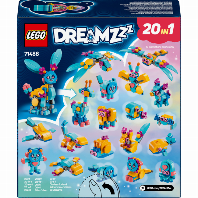 Конструктори LEGO - Конструктор LEGO DREAMZzz Творчі тваринні пригоди Бунчу (71488)#3