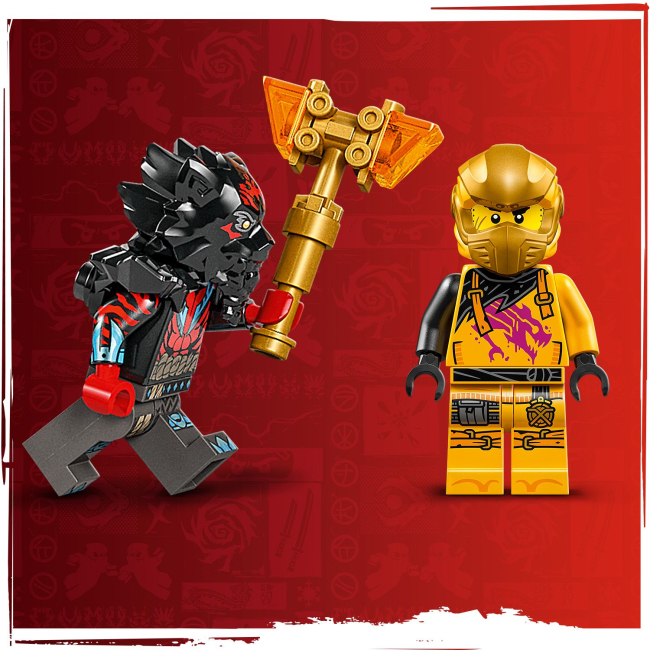Конструктори LEGO - ​Конструктор LEGO NINJAGO Бойовий набір дракона Спін-джитсу (71826)#4