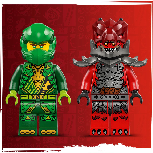 Конструктори LEGO - Конструктор LEGO NINJAGO Автомобіль для перегонів Лойда з інерційним двигуном (71828)#4