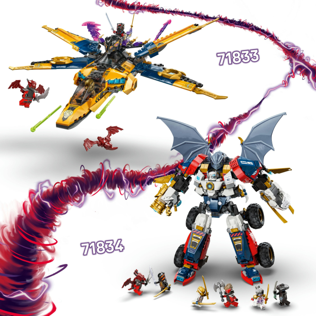 Конструкторы LEGO - Конструктор LEGO NINJAGO Ультраобъединительный робот Зейна (71834)#10