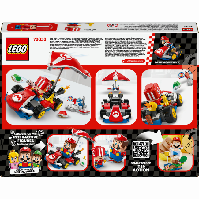 Конструкторы LEGO - Конструктор LEGO Super Mario Mario Kart – Standard Kart (72032)#3