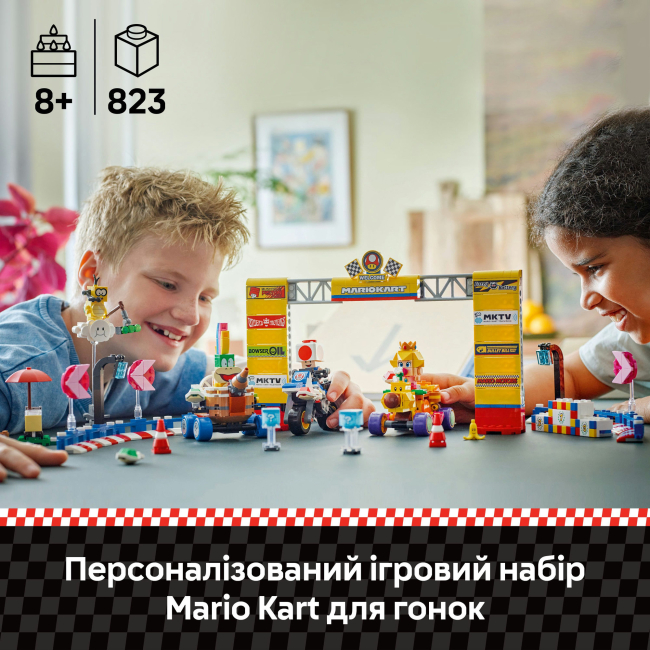 Конструктори LEGO - Конструктор LEGO Super Mario Mario Kart – Baby Peach & Grand Prix. Набір (72036)#5