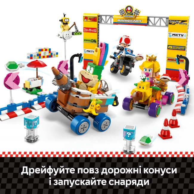 Конструктори LEGO - Конструктор LEGO Super Mario Mario Kart – Baby Peach & Grand Prix. Набір (72036)#8