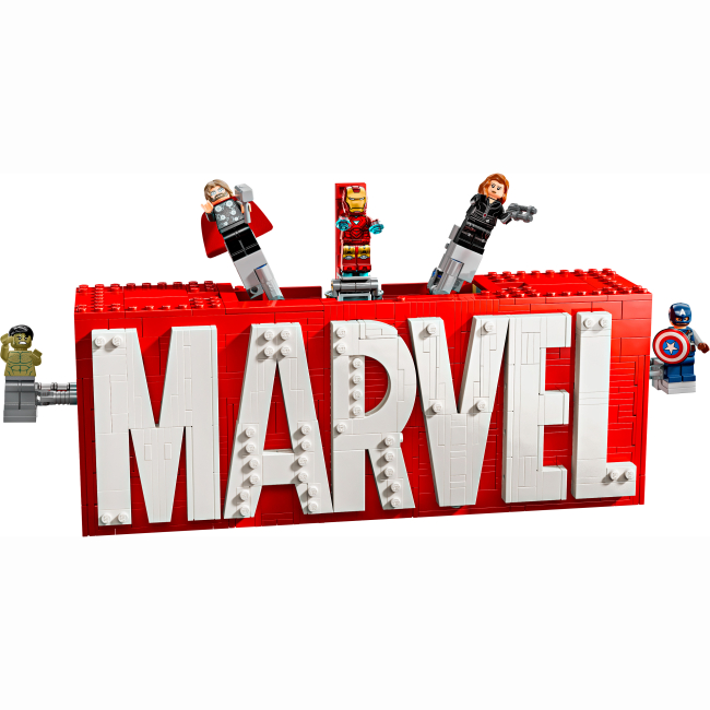 Конструктори LEGO - Конструктор LEGO Marvel Логотип і мініфігурки MARVEL (76313)#2