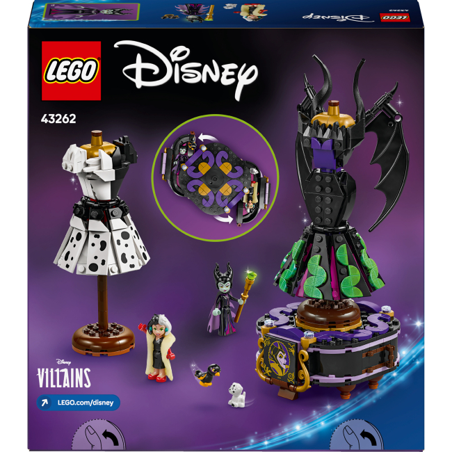 Конструкторы LEGO - Конструктор LEGO Disney Платья Малефисенты и Круэллы де Виль (43262)#3