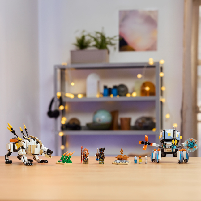 Конструкторы LEGO - Конструктор LEGO Horizon Adventures: Aloy и Varl против Shell-Walker и Sawtooth (77037)#4