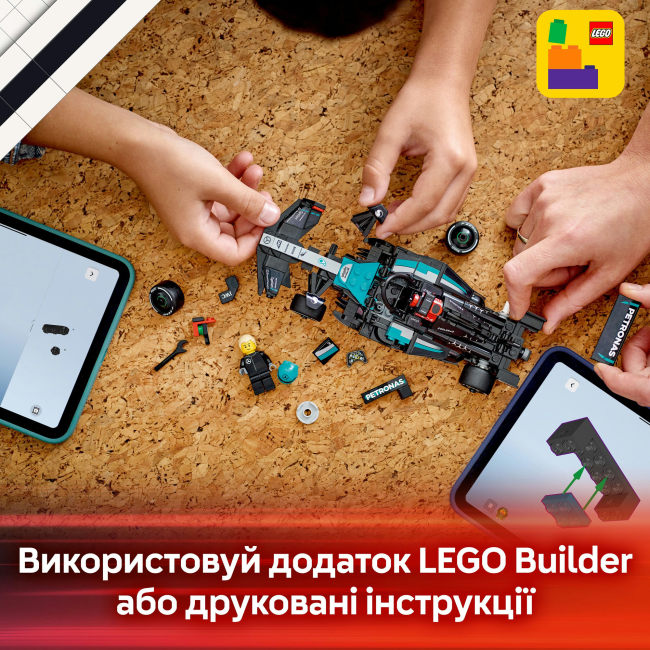Конструкторы LEGO - Конструктор LEGO Speed Champions Автомобиль для гонки Mercedes-AMG F1 W15 (77244)#9