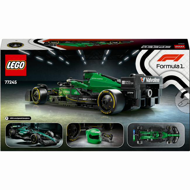 Конструкторы LEGO - Конструктор LEGO Speed Champions Автомобиль для гонки Aston Martin Aramco F1 AMR24 (77245)#3