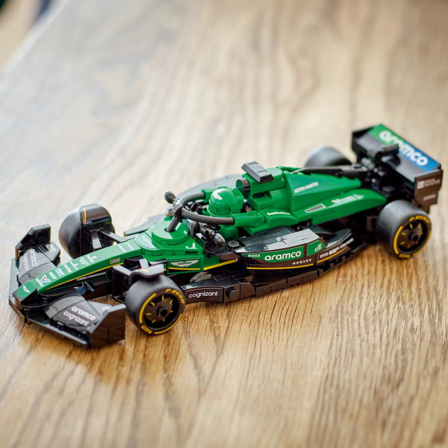 Конструкторы LEGO - Конструктор LEGO Speed Champions Автомобиль для гонки Aston Martin Aramco F1 AMR24 (77245)#4