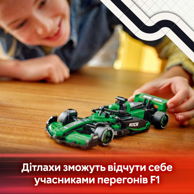 Конструкторы LEGO - Конструктор LEGO Speed Champions Автомобиль для гонки KICK Sauber F1 Team C44 (77247)#6