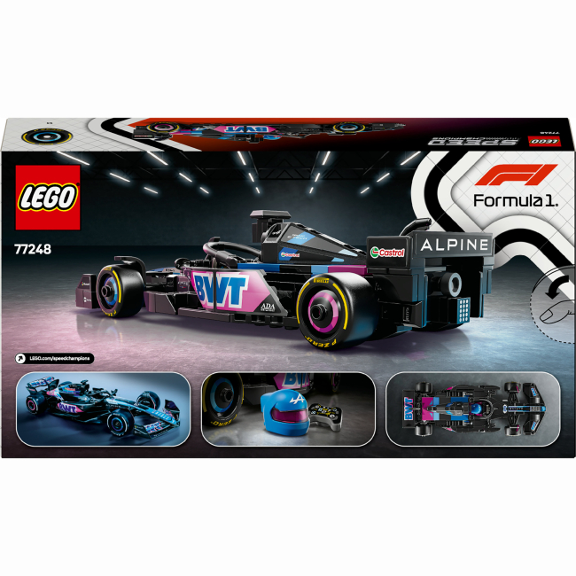 Конструкторы LEGO - Конструктор LEGO Speed Champions Автомобиль для гонки BWT Alpine F1 Team A524 (77248)#3