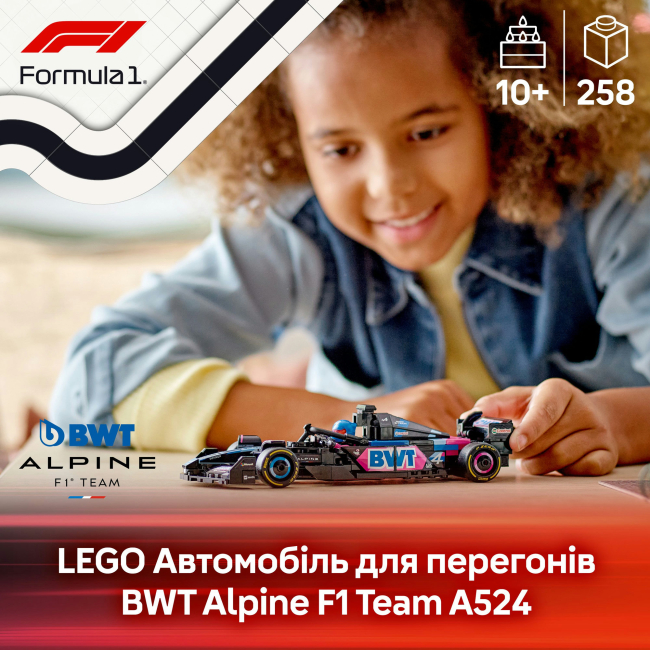 Конструкторы LEGO - Конструктор LEGO Speed Champions Автомобиль для гонки BWT Alpine F1 Team A524 (77248)#5
