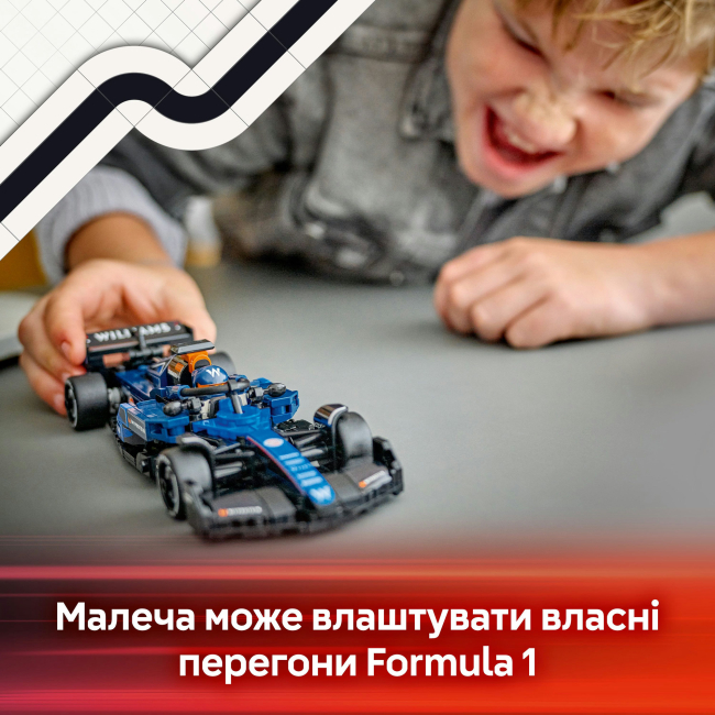 Конструктори LEGO - Конструктор LEGO Speed Champions Автомобіль для перегонів F1 Williams Racing FW46 (77249)#6