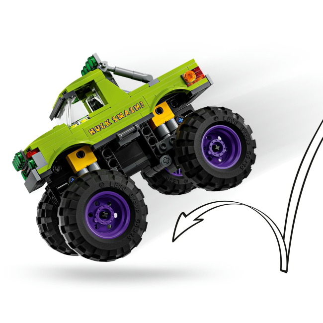 Конструкторы LEGO - Конструктор LEGO Marvel Super Heroes Грузовик Халка против Таноса (76312)#6