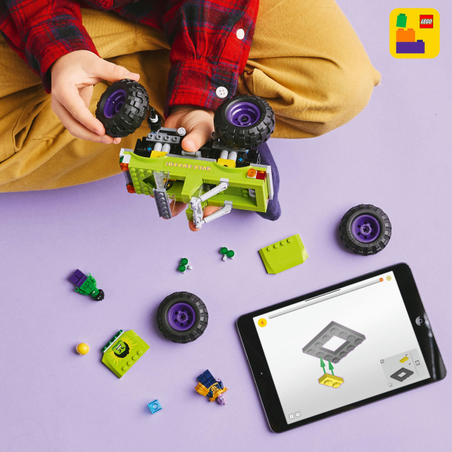 Конструкторы LEGO - Конструктор LEGO Marvel Super Heroes Грузовик Халка против Таноса (76312)#9