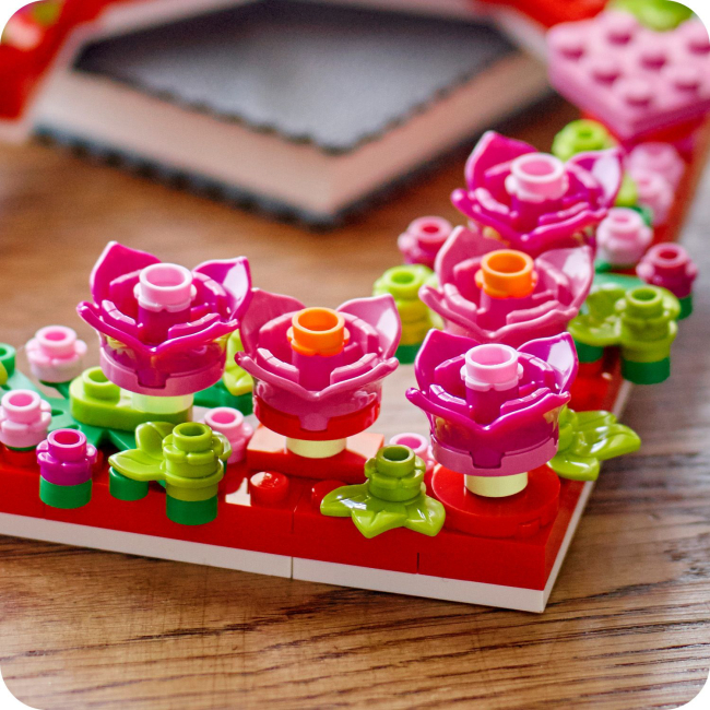 Конструктори LEGO - Конструктор LEGO Iconic Візерунок у вигляді серця (40638)#7