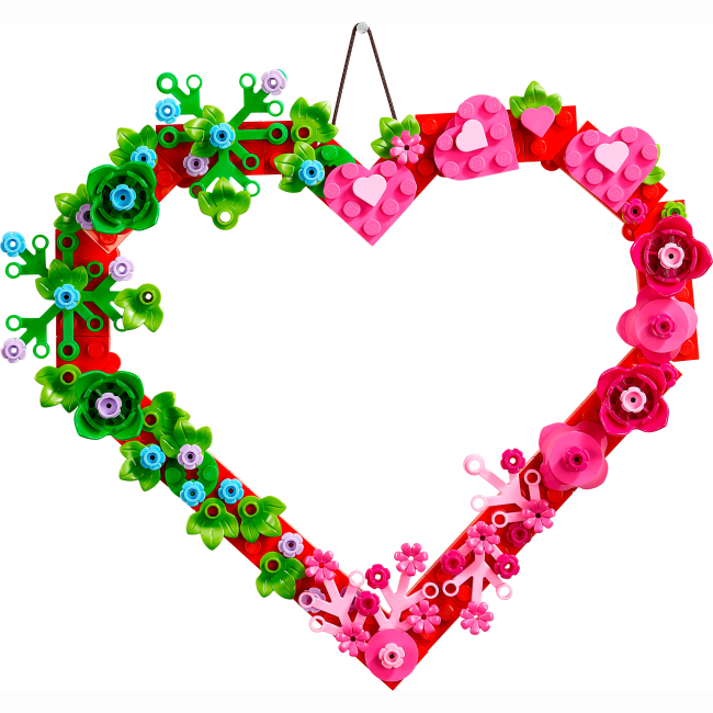 Конструктори LEGO - Конструктор LEGO Iconic Візерунок у вигляді серця (40638)#8