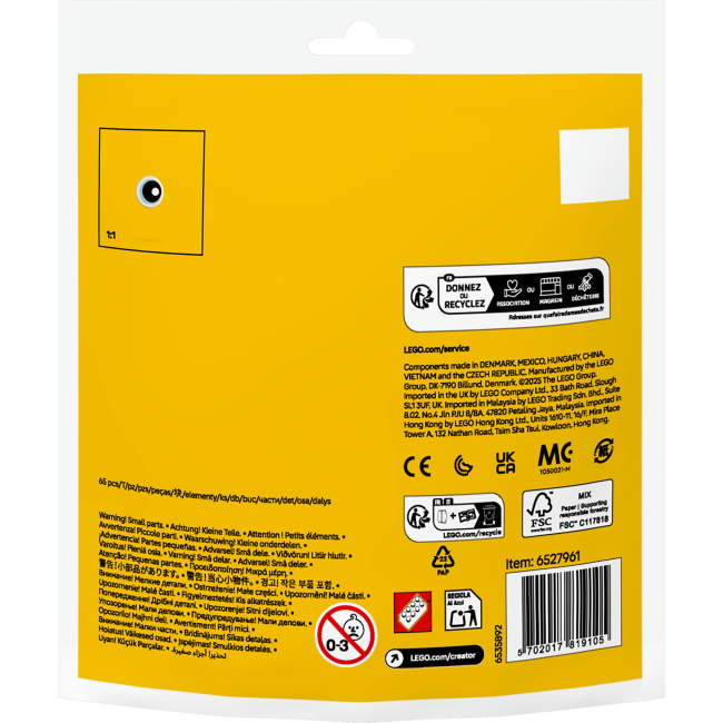 Конструкторы LEGO - Конструктор LEGO Creator Пасхальные развлечения по раскрашиванию писанок (30690)#3