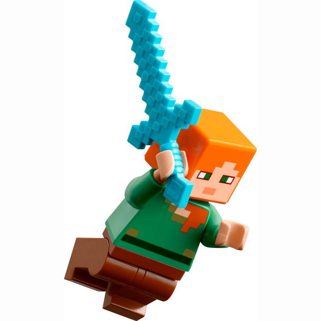 Конструктори LEGO - Конструктор LEGO Minecraft Бій в печері з хащами (30705)#4