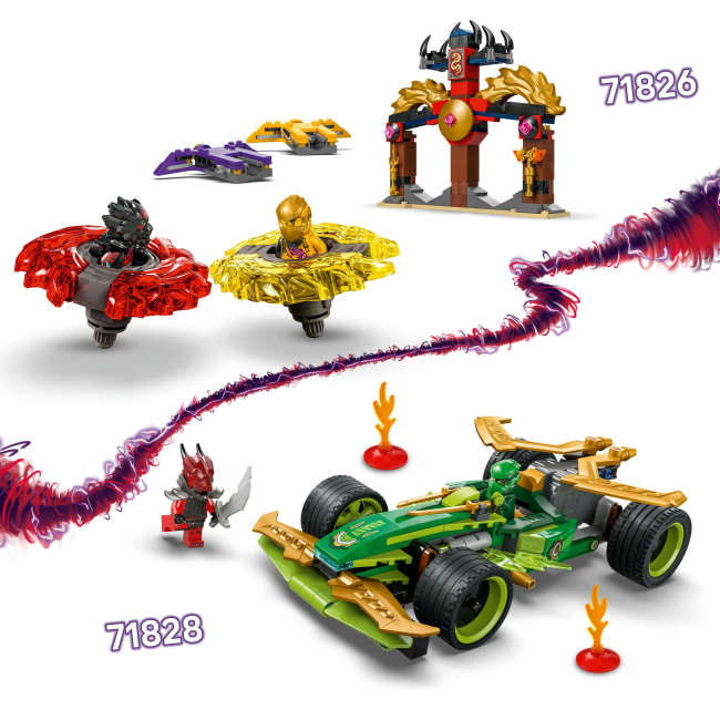 Конструкторы LEGO - Конструктор LEGO NINJAGO Деревня драконьей бури (71841)#10