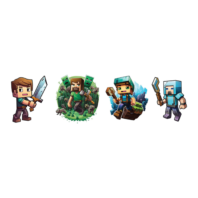 Косметика - Набор тату для тела Arley Sign Мини Майнкрафт (2309)#2