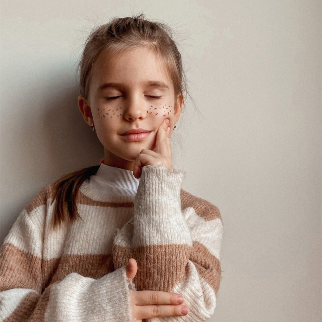 Косметика - Набор тату для тела Arley Sign Конфети веснушки (1203)#4