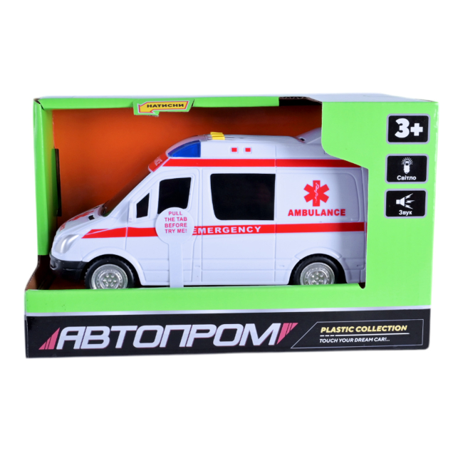 Транспорт и спецтехника - Автомодель Автопром Скорая помощь (7994)#3