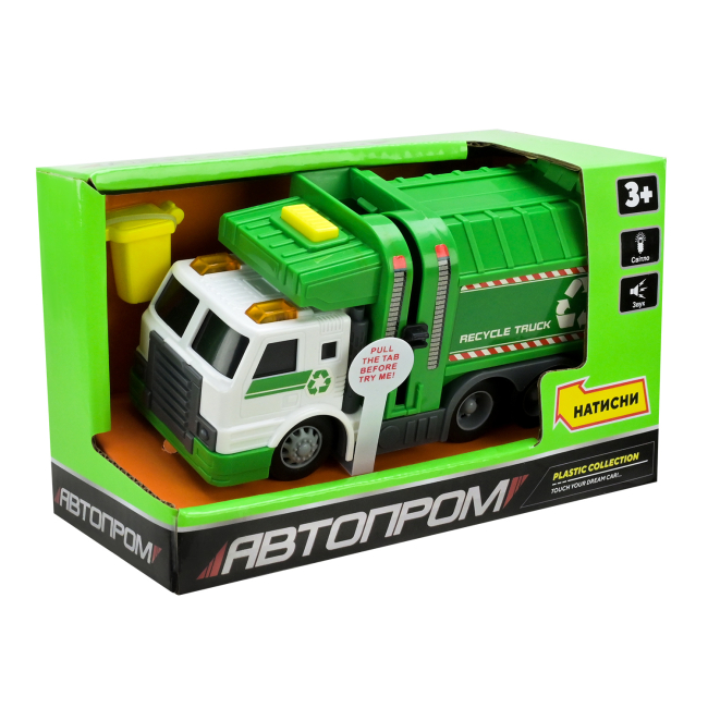 Транспорт і спецтехніка - Автомодель Автопром Recycle truck (8000)#5