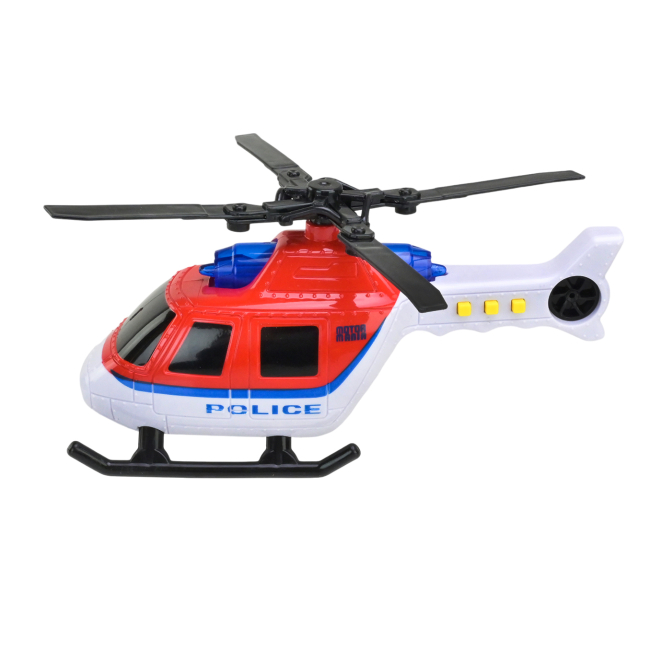 Транспорт і спецтехніка - Гвинтокрил Автопром Поліцейський червоний з білим (7995/1)#2