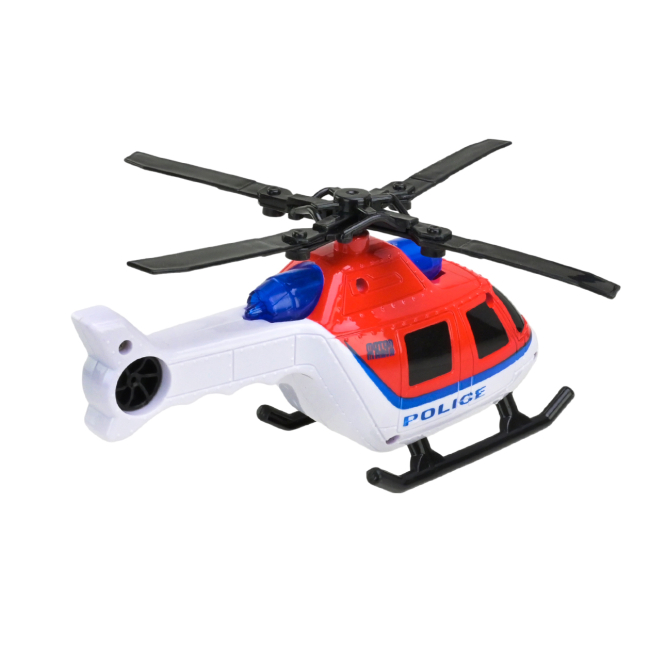 Транспорт і спецтехніка - Гвинтокрил Автопром Поліцейський червоний з білим (7995/1)#3