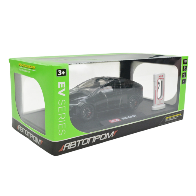 Автомодели - Автомодель Автопром Tesla model X черная (AP7712/3)#3