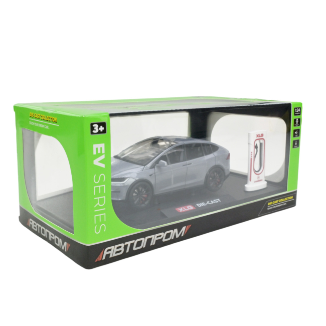 Автомодели - Автомодель Автопром Tesla model X серая (AP7712/4)#5
