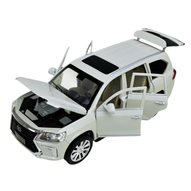 Автомодели - Автомодель Автопром Lexus белая 1:24 (AP7718/1)#3