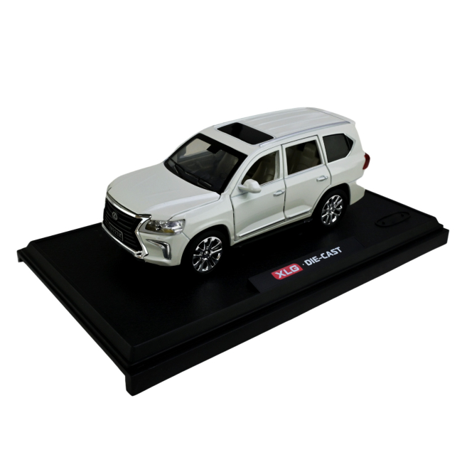 Автомодели - Автомодель Автопром Lexus белая 1:24 (AP7718/1)#4