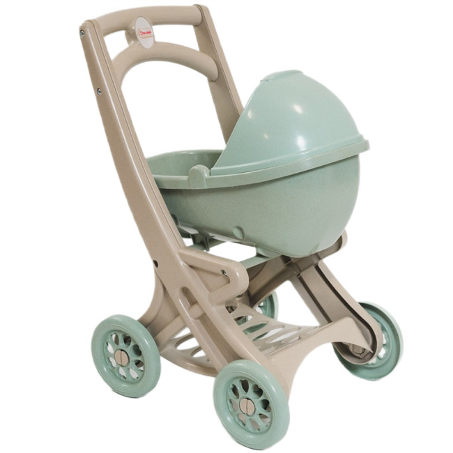 Транспорт и питомцы - Коляска для кукол Doloni с люлькой зеленая (0121/01eco)#2