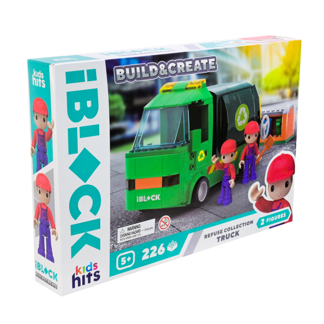 Конструктори з унікальними деталями - Конструктор IBLOCK Build & create Truck 226 деталей (KH17/005/2)#2